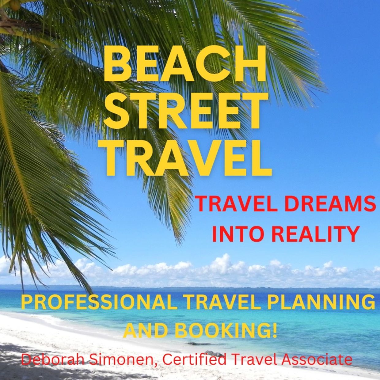 beaches travel agent site